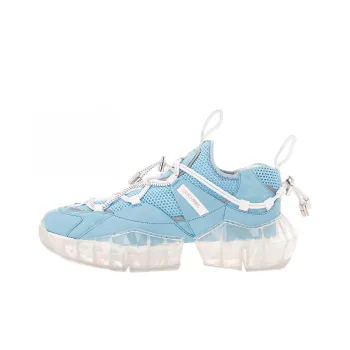 Jimmy Choo Diamond Low Top Sports Casual Shoes Women's Blue White