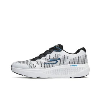 Skechers GO RUN Elevate Cushioning Slip Resistant Low Top Casual Running Shoes Men's White Black