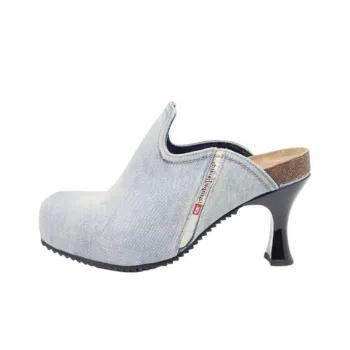 DIESEL D-Woodstock W 80mm Denim Mules