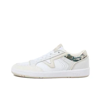 Vans Lowland ComfyCush JMP R Anti-Slip Wear-Resistant Low-Top Skateboard Shoes Unisex White Gray