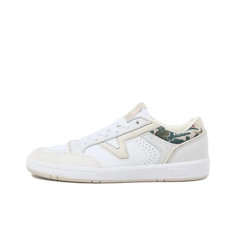 Vans Lowland ComfyCush JMP R Anti-Slip Wear-Resistant Low-Top Skateboard Shoes Unisex White Gray-0