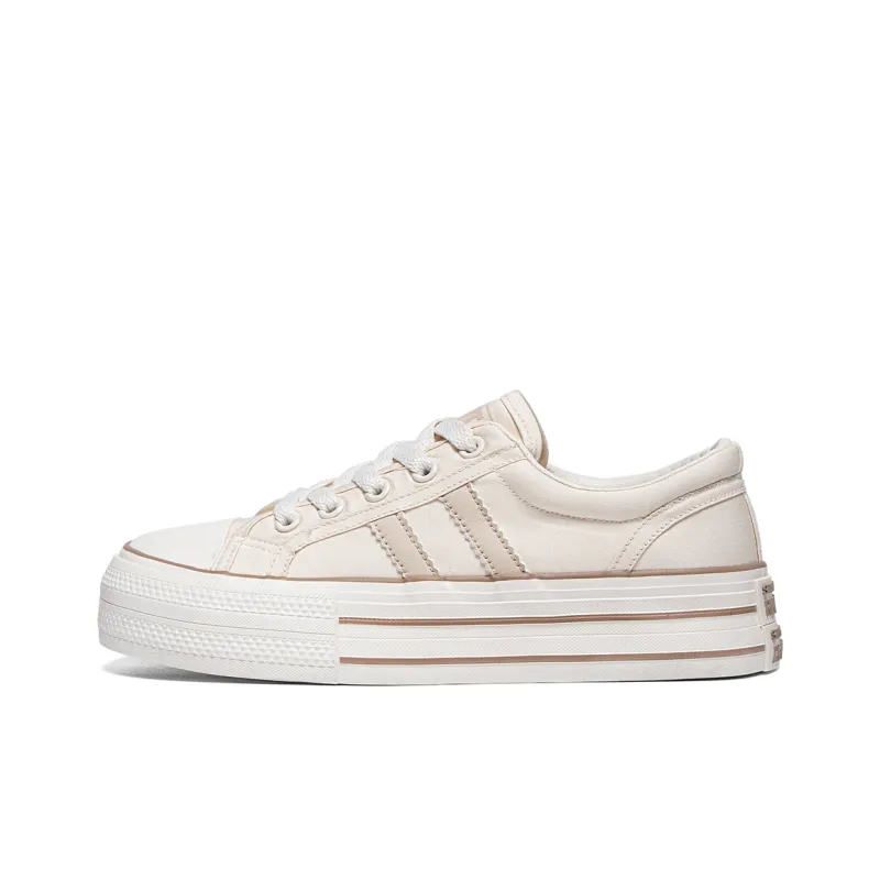 RENBEN Durable Lightweight And Breathable Low-Top Canvas Shoes Women's-5