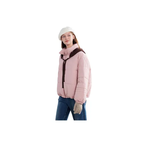 Asuka and new sake Puffer Jackets Women's Light Pink