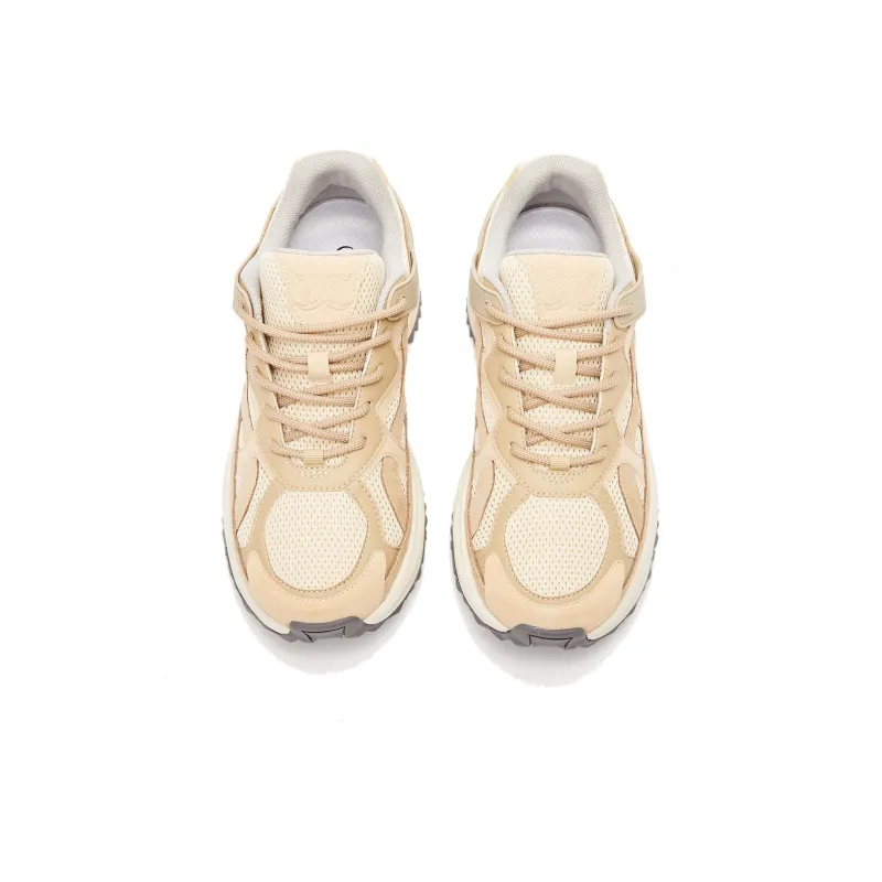 Cabbeen Classic And Versatile Lightweight And Breathable Low Top Chunky Sneakers Men's Camel-2