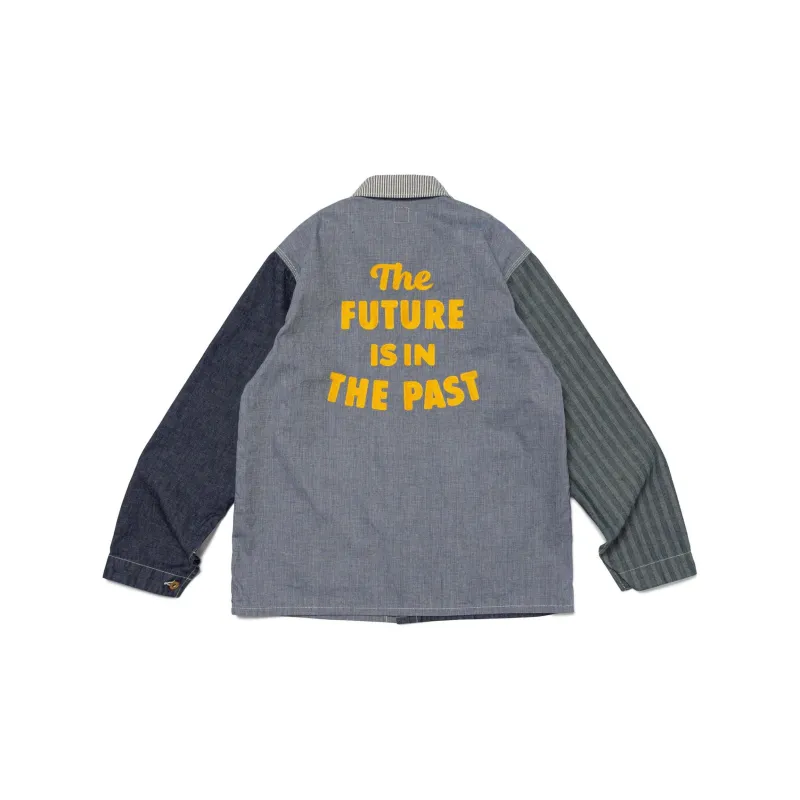 HUMAN MADE SS24 CRAZY COVERALL JACKET Jackets Coats Unisex Indigo-1