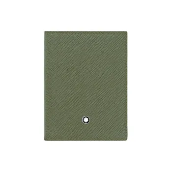 MONTBLANC MONTBLANC Leather Card Holder Men's Forest Green