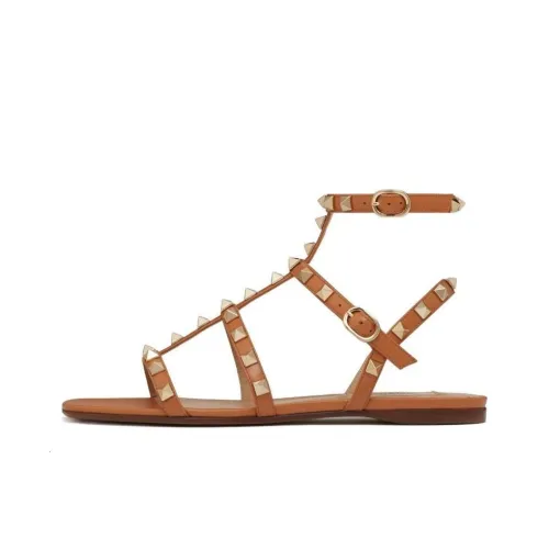 Valentino Rockstud GARAVANI One Strap jogging Women's Brown