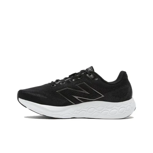 New Balance Fresh Foam 680v8 Low-Top Running Shoes Men's Black White