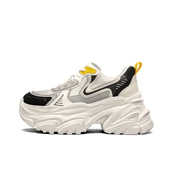 JOOC Height Increasing Low Top Chunky Sneakers Women's Gray