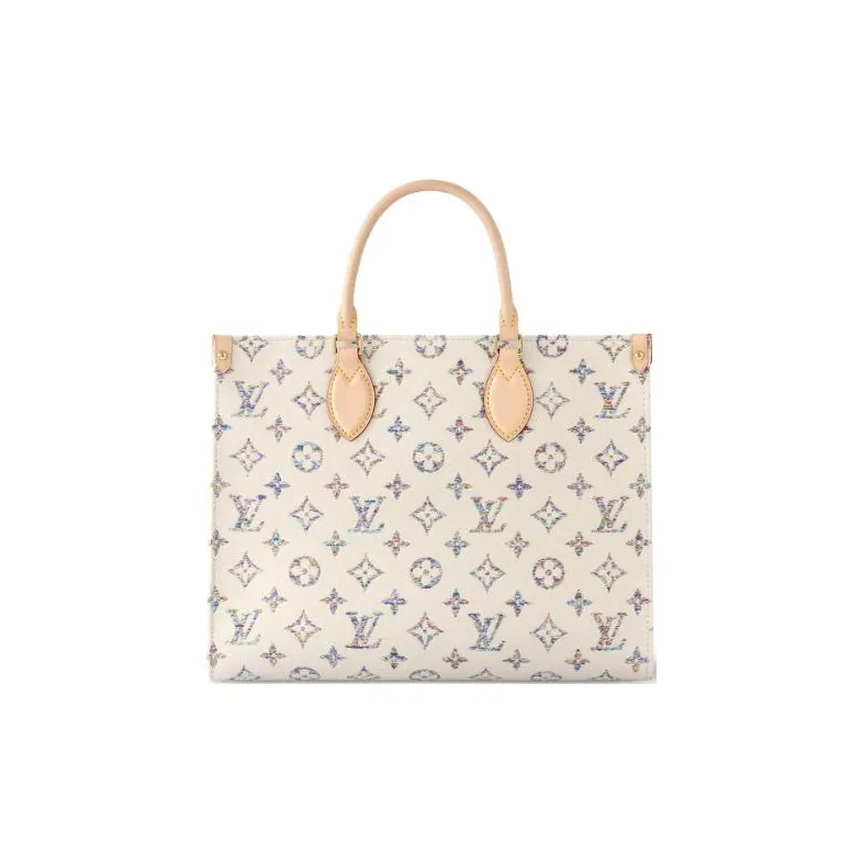 LOUIS VUITTON OnTheGo Mm Multicolor Beige-2