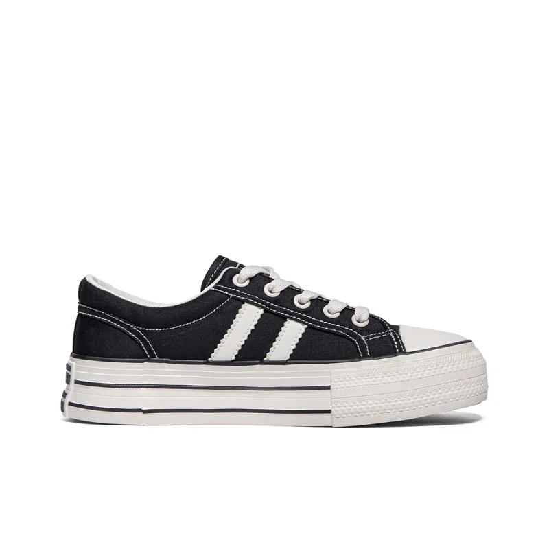 RENBEN Durable Lightweight And Breathable Low-Top Canvas Shoes Women's-1