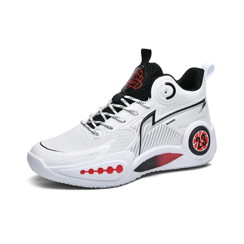 Black tailed Deer High Top Basketball Shoes Unisex-1