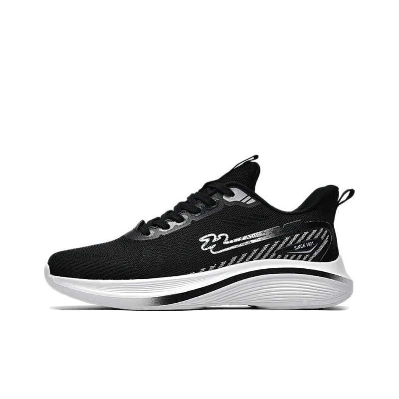 Binary Running Shoes Men Low Top Gray-0