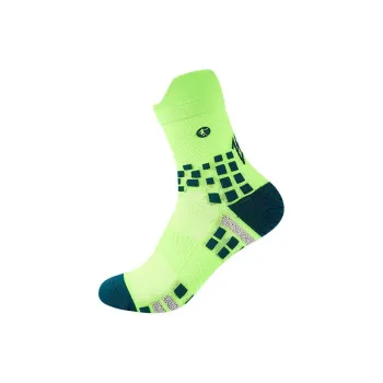 QIAODAN Knee High Socks Men's 1 Pack Flying Shadow Green