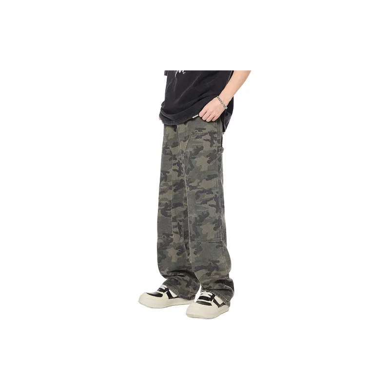 Zanzas Casual Pants Unisex Army Green-1