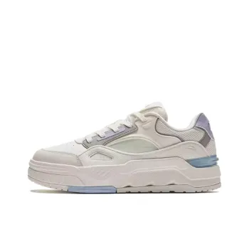 Anta Lightweight Cushioning Wear-Resistant Low-Top Skateboard Shoes Women's White