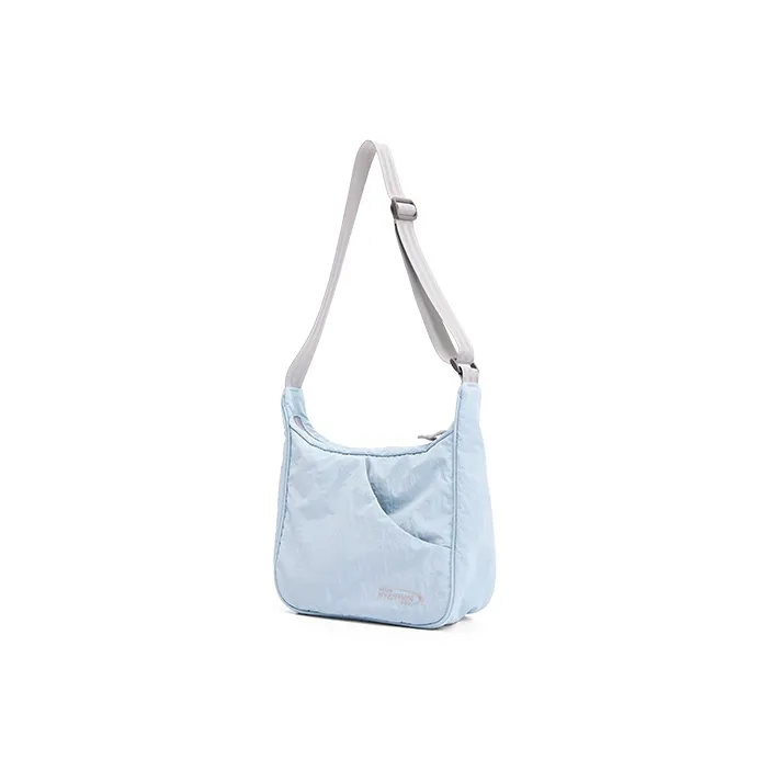 MYEDITION 6L Shoulder Bag, Crossbody Bag, Outdoor Bag Nylon Black/Brick Red/Light Blue Unisex-15