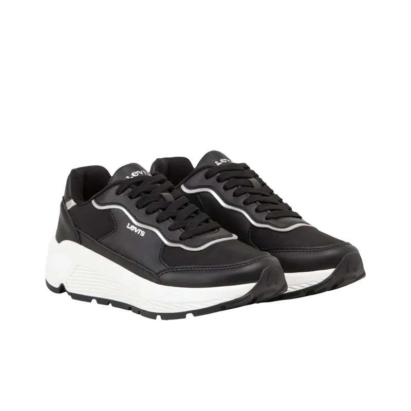 Levi's Cushioning, Wear Resistant Low Top Casual Shoes Women's Black-2