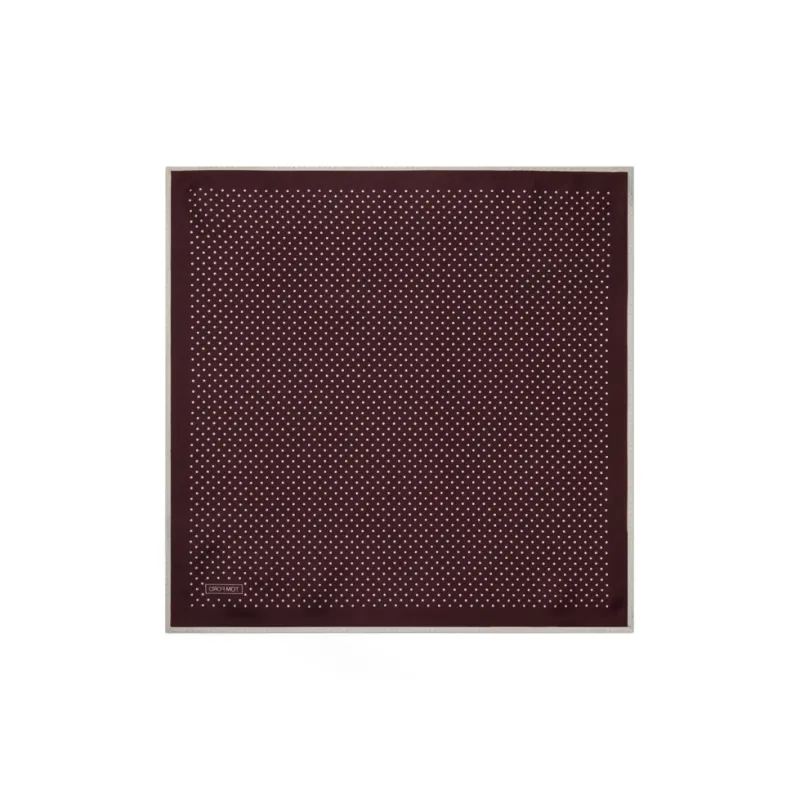 TOM FORD Square Scarf Men's Burgundy-2