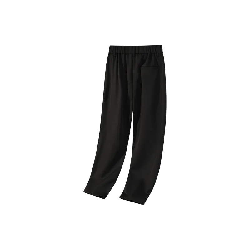 TEN MIRO Casual Pants Unisex Black-1