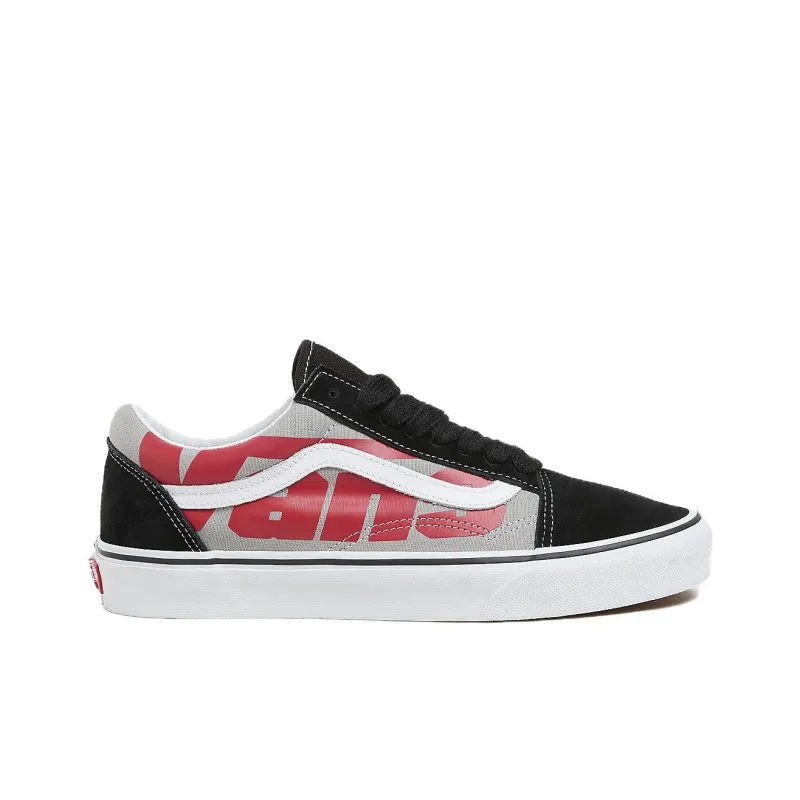 Vans Old Skool Slip-Resistant Cushioning Wear-Resistant Low-Top Skateboard Shoes Unisex Black Gray-1