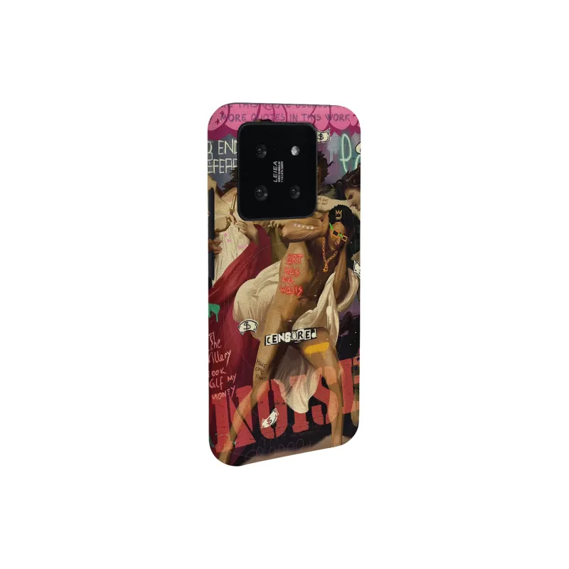 Keshami PC Material Fully Enclosed Impact Resistant Matte Earplugs Phone Cases Compatibility  Xiaomi 15 Pro/14 Pro-4