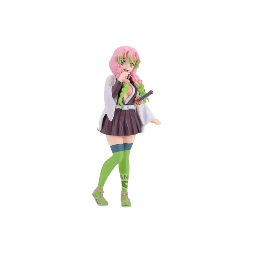 BANPRESTO Demon Slayer Mitsuri Kanroji G&G Sparkling Charm, Special Color Scheme Edition Bonus Gifts 22cm