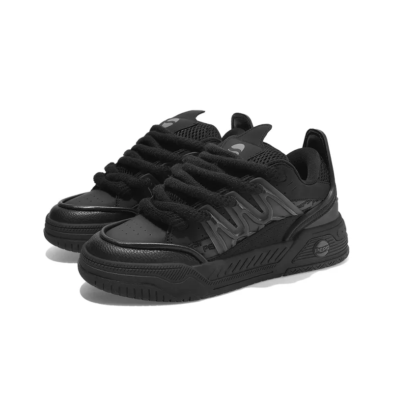 Pepsi Slip-Resistant Cushioning Abrasion-Resistant Low-Top Skateboard Shoes Men's-10