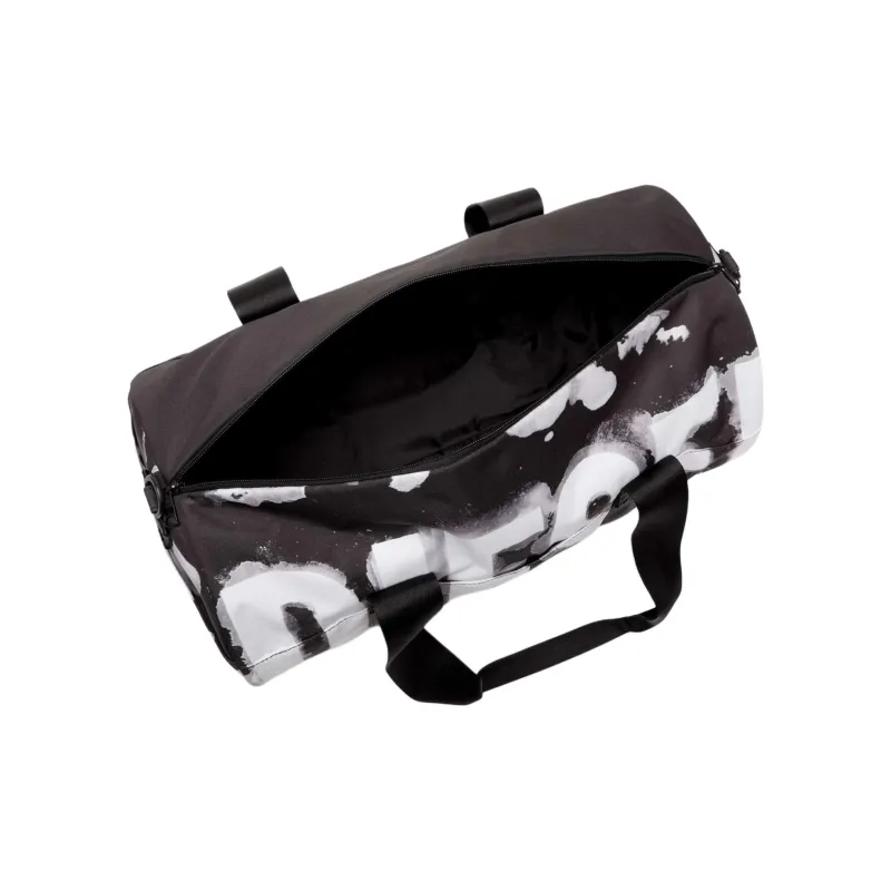 DIESEL Polyester Shoulder Bag Crossbody Bag Handbag Travel Bag Men's Black & White-3