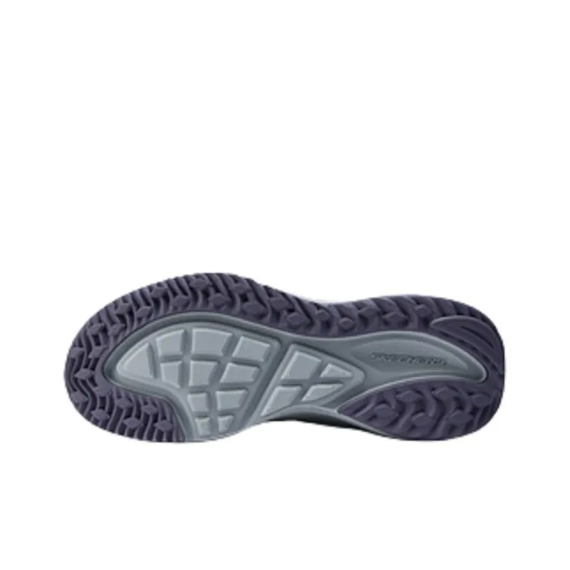 Skechers Cushioned Slip Resistant Rebound Low Top Casual Running Shoes Men's Gray Blue-3