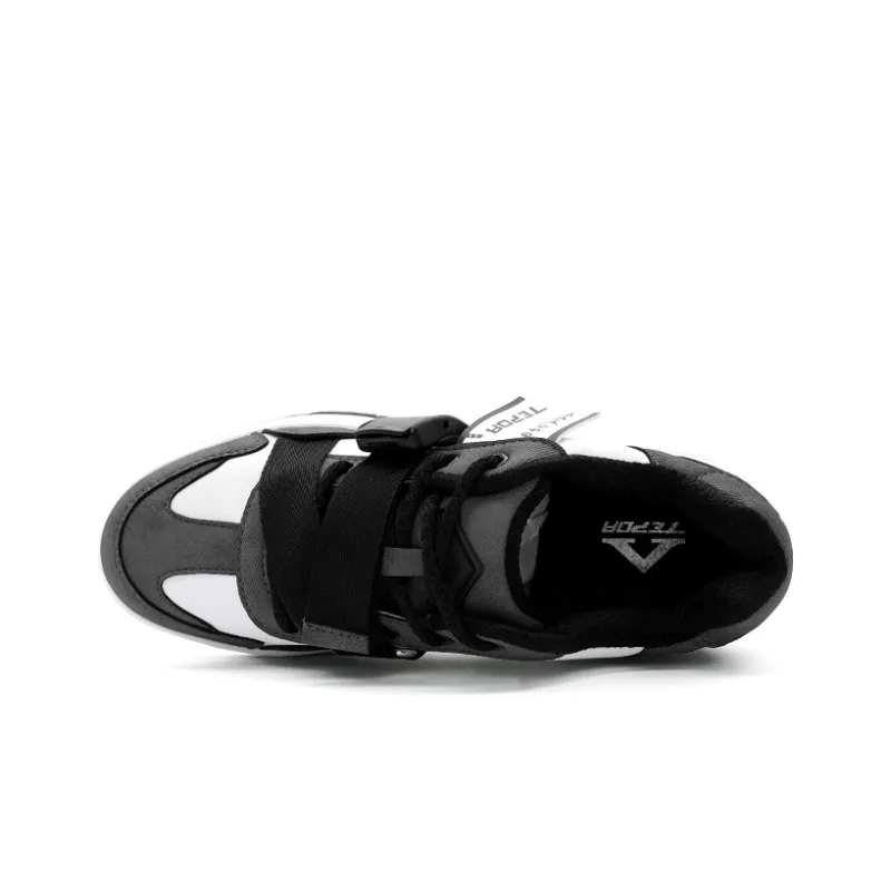 TEPOR Skateboard Shoes Men Low Top Gray-2