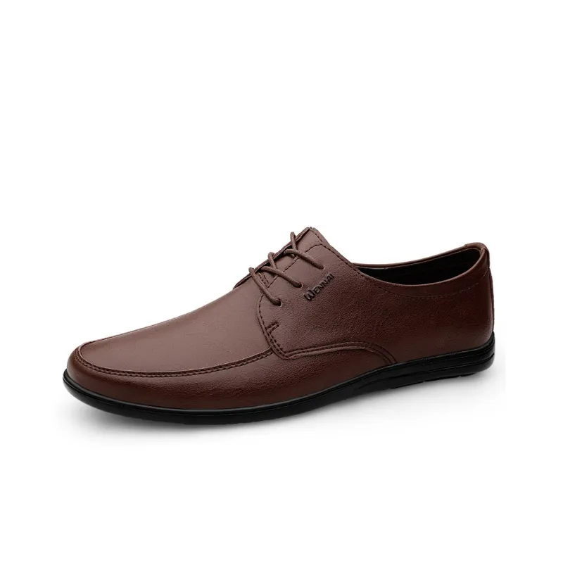 Wen Nai Dress Shoes Men's Brown-1