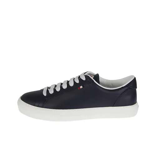 Moncler Skateboard Shoes Men Low-Top Black