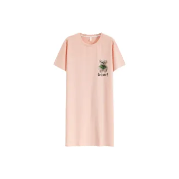 The Story Of The Flower Season Nightgown Women's Pink