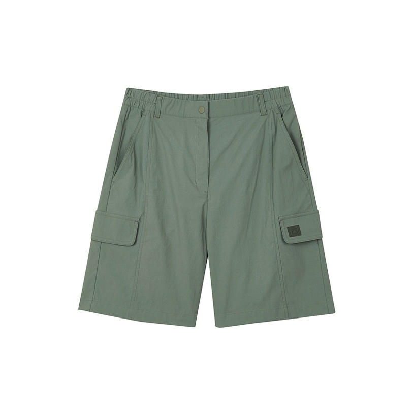 Skechers shorts womens green discount