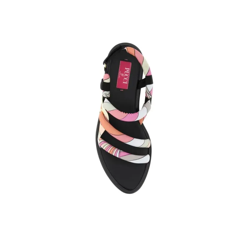 PUCCI Marmo-print Flat Sandals-4
