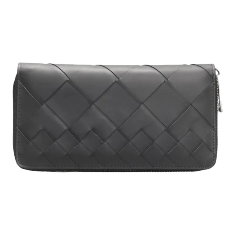 CMLZIUA Top Grain Cow Leather Clutch Large Size Unisex Black-4