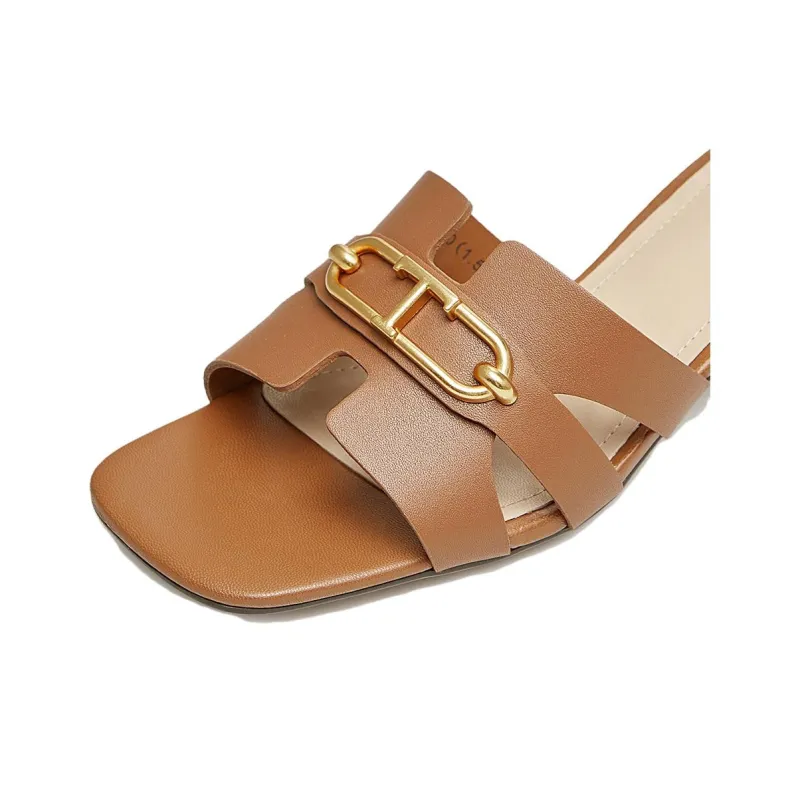 TATA Slide Slippers Women's Solid Color-4