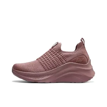 Skechers Bob's Cushioned Anti Slip Wear Resistant Breathable Lightweight Low Top Casual Shoes Women's Rose Red