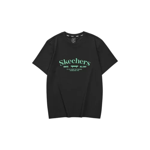 Skechers Funny Monster T-Shirts Men Carbon Black