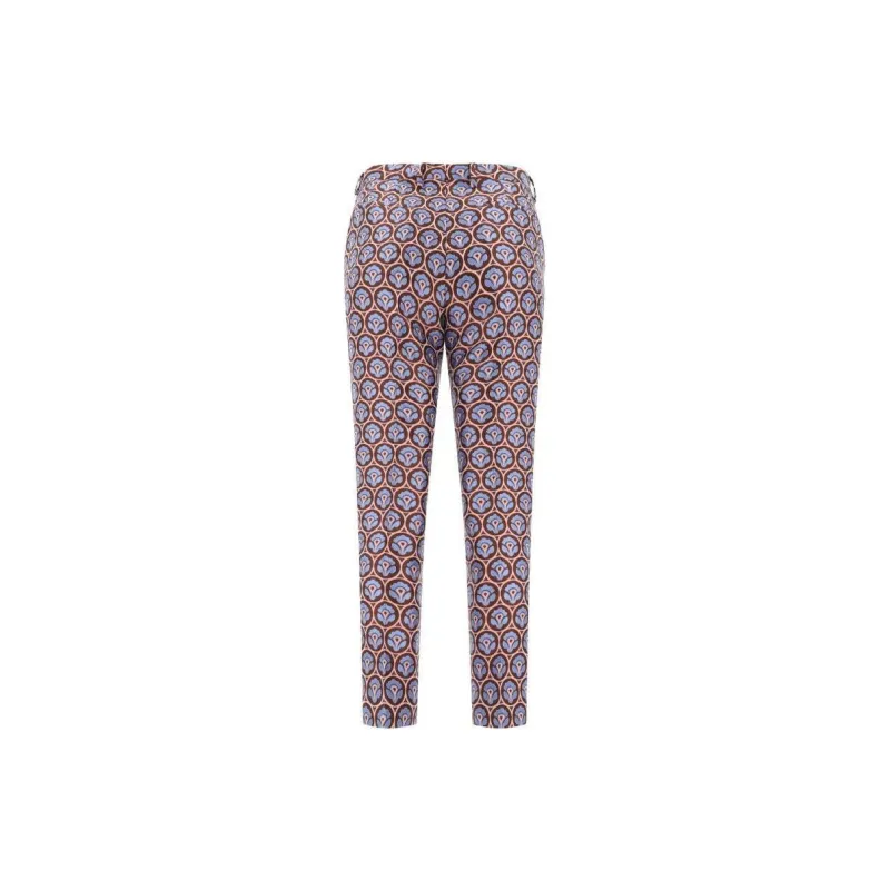 ETRO All Over Patterned Mid Rise Trousers-1