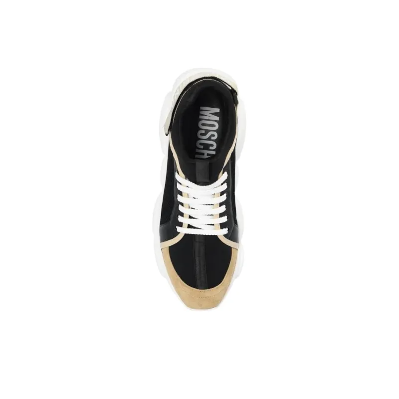 MOSCHINO Teddy Bear Panelled Trainers-3
