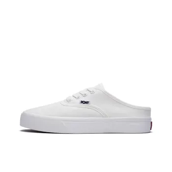 PONY Anti-Slip And Wear-Resistant Breathable Low-Top Canvas Shoes Women's White