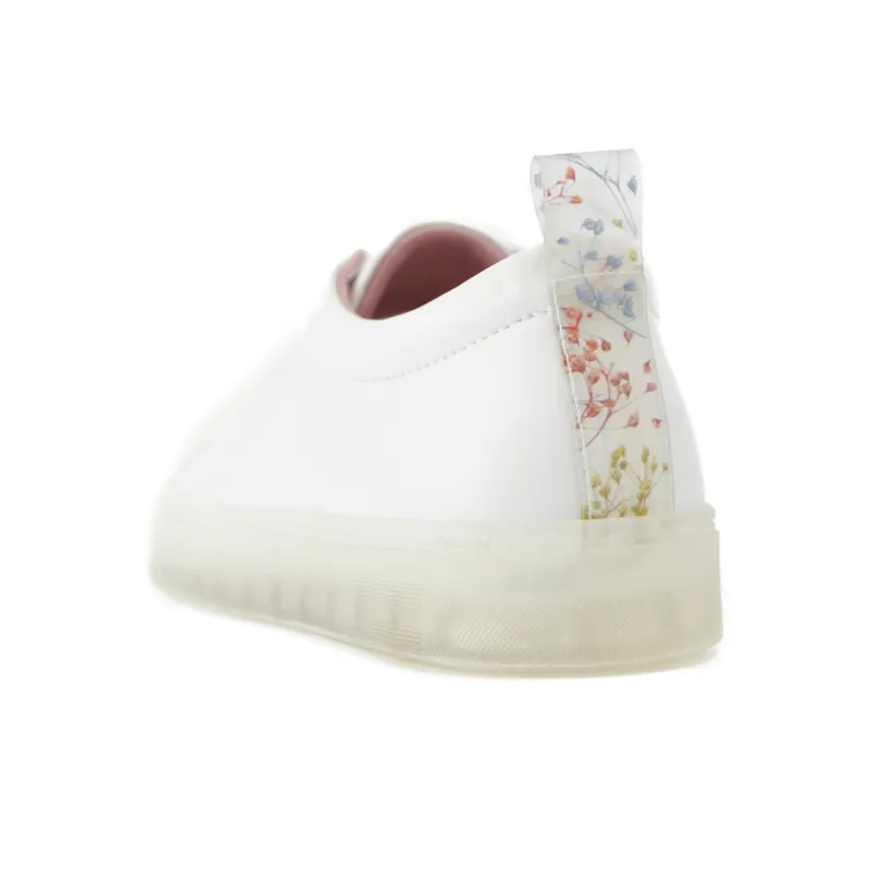 PEDRO Low Top Stylish Skateboarding Shoes Women's White-4