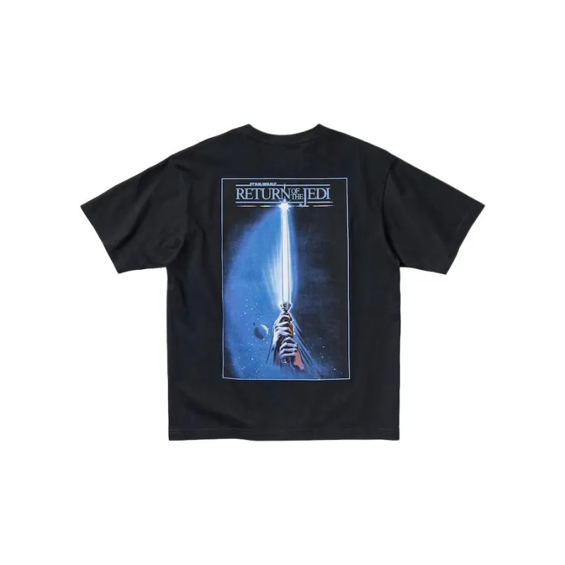 UNIQLO x XINGQIUDAZHAN LIANMINGKUAN SS24 T Shirt Unisex Black-1