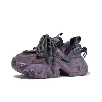 BELLALILY Anti Slip And Wear Resistant Breathable Low Top Chunky Sneakers Women's
