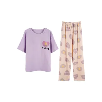 CAIHENGTONG Pajama Set Women's Light Lavender