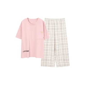 The Story Of The Flower Season Pajama Set Women's Pink