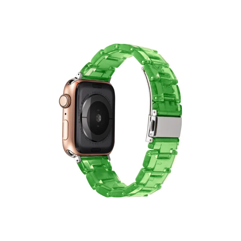 CHENSONG Watch Bands 45mm Unisex Iwatch Three bead Resin Strap-17