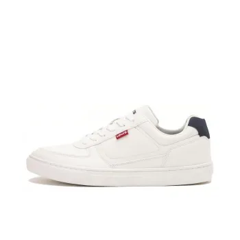 Levi’s Cushioning Wear-Resistant Low-Top Skateboard Shoes Men's White
